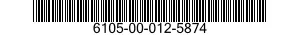 6105-00-012-5874  6105000125874 000125874