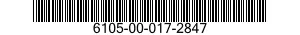 6105-00-017-2847  6105000172847 000172847