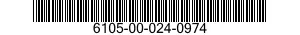 6105-00-024-0974  6105000240974 000240974