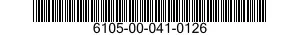 6105-00-041-0126  6105000410126 000410126