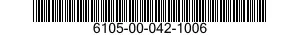 6105-00-042-1006  6105000421006 000421006