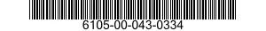 6105-00-043-0334  6105000430334 000430334