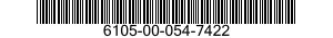 6105-00-054-7422 MOTOR AVQIO RADAR 6105000547422 000547422