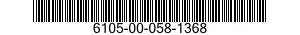 6105-00-058-1368  6105000581368 000581368