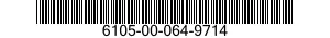 6105-00-064-9714 COMMUTATOR 6105000649714 000649714
