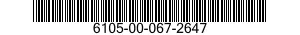 6105-00-067-2647  6105000672647 000672647