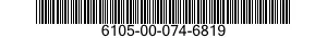 6105-00-074-6819  6105000746819 000746819