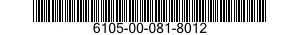 6105-00-081-8012  6105000818012 000818012