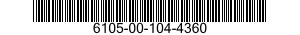 6105-00-104-4360 MOTOR,CONTROL 6105001044360 001044360