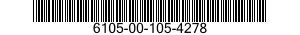 6105-00-105-4278  6105001054278 001054278