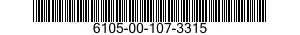 6105-00-107-3315 MOTOR,ALTERNATING CURRENT 6105001073315 001073315