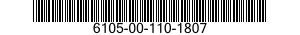 6105-00-110-1807 PARTS KIT,ELECTRIC MOTOR 6105001101807 001101807