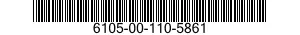 6105-00-110-5861 MOTOR,ALTERNATING CURRENT 6105001105861 001105861