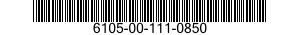 6105-00-111-0850  6105001110850 001110850