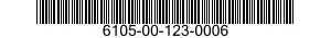 6105-00-123-0006  6105001230006 001230006