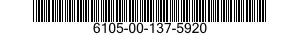 6105-00-137-5920 MOTOR,DIRECT CURRENT 6105001375920 001375920