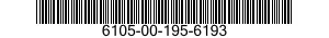 6105-00-195-6193  6105001956193 001956193