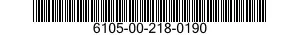 6105-00-218-0190  6105002180190 002180190