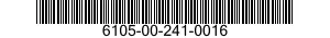 6105-00-241-0016  6105002410016 002410016