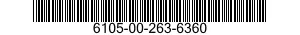 6105-00-263-6360  6105002636360 002636360