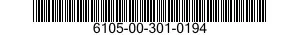 6105-00-301-0194  6105003010194 003010194