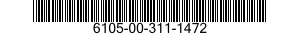 6105-00-311-1472  6105003111472 003111472