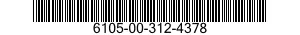 6105-00-312-4378 WINDING,MOTOR FIELD 6105003124378 003124378