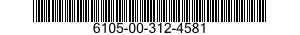 6105-00-312-4581  6105003124581 003124581