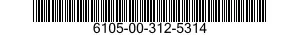 6105-00-312-5314  6105003125314 003125314