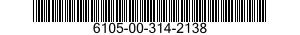 6105-00-314-2138  6105003142138 003142138