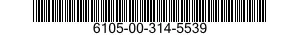6105-00-314-5539 WINDING,MOTOR FIELD 6105003145539 003145539