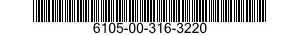 6105-00-316-3220 STATOR,MOTOR 6105003163220 003163220