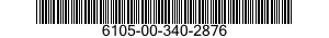 6105-00-340-2876 MOTOR,CONTROL 6105003402876 003402876
