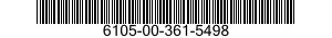 6105-00-361-5498  6105003615498 003615498