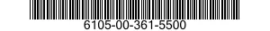 6105-00-361-5500  6105003615500 003615500