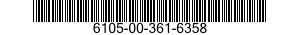6105-00-361-6358  6105003616358 003616358