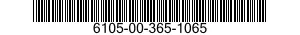 6105-00-365-1065  6105003651065 003651065