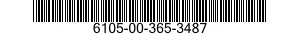 6105-00-365-3487  6105003653487 003653487