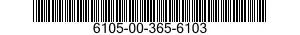6105-00-365-6103  6105003656103 003656103