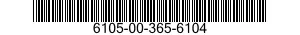 6105-00-365-6104  6105003656104 003656104