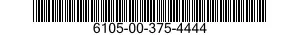 6105-00-375-4444  6105003754444 003754444
