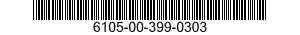 6105-00-399-0303 WINDING,MOTOR FIELD 6105003990303 003990303