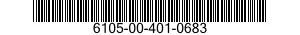 6105-00-401-0683 MOTOR,ALTERNATING CURRENT 6105004010683 004010683