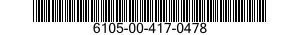 6105-00-417-0478  6105004170478 004170478