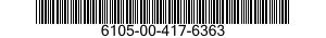 6105-00-417-6363 MOTOR,ALTERNATING CURRENT 6105004176363 004176363