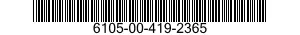 6105-00-419-2365  6105004192365 004192365
