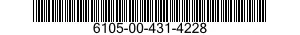 6105-00-431-4228 MOTOR,ELECTRICAL 6105004314228 004314228