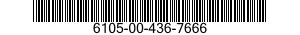 6105-00-436-7666 MOTOR,ALTERNATING CURRENT 6105004367666 004367666