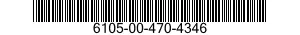 6105-00-470-4346 MOTOR AND MOUNTING 6105004704346 004704346