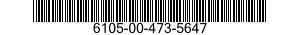 6105-00-473-5647  6105004735647 004735647